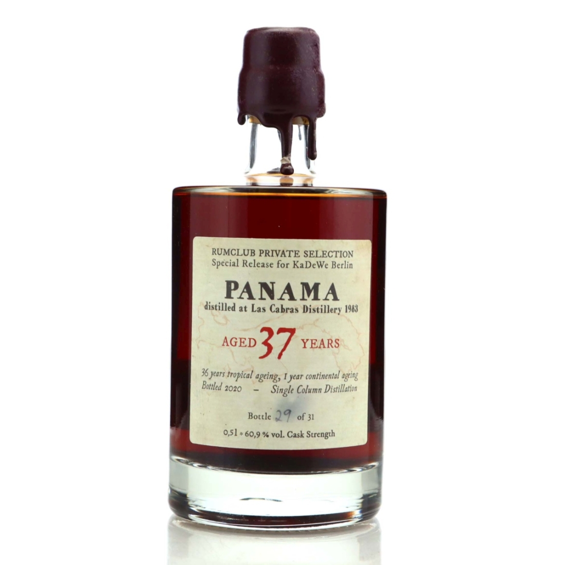 Las Cabras 1983 Rumclub Private Selection 37 Year Old 50cl / KaDeWe, Berlin