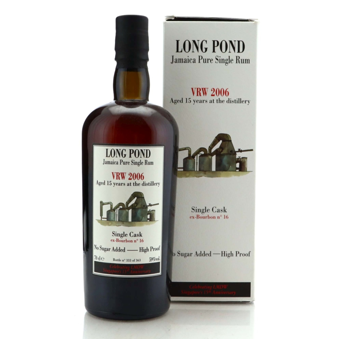 Image for Long Pond VRW 2006 Habitation Velier 15 Year Old Single Cask