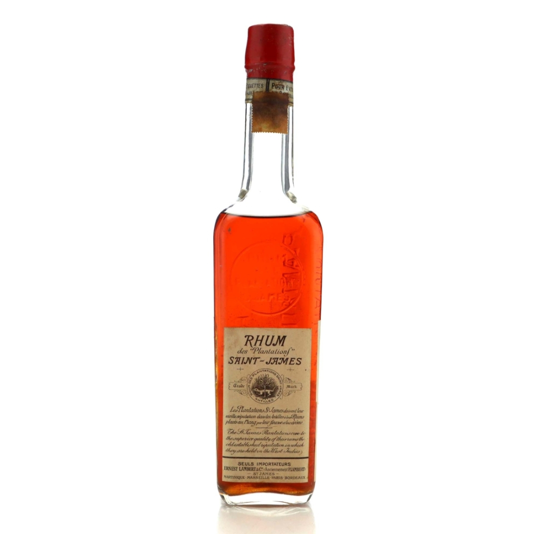 Saint James Rhum Vieux 50cl circa 1940s