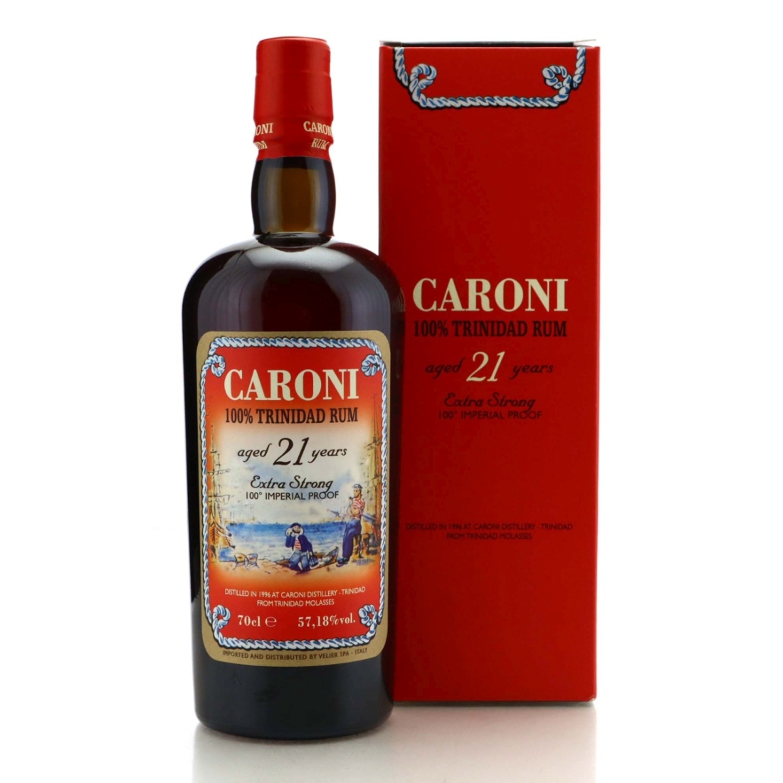 Image for Caroni 1996 100% Trinidad Rum 21 Year Old