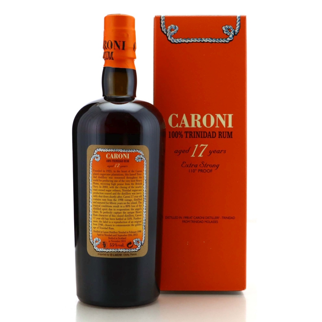 Image for Caroni 1998 100% Trinidad Rum 17 Year Old
