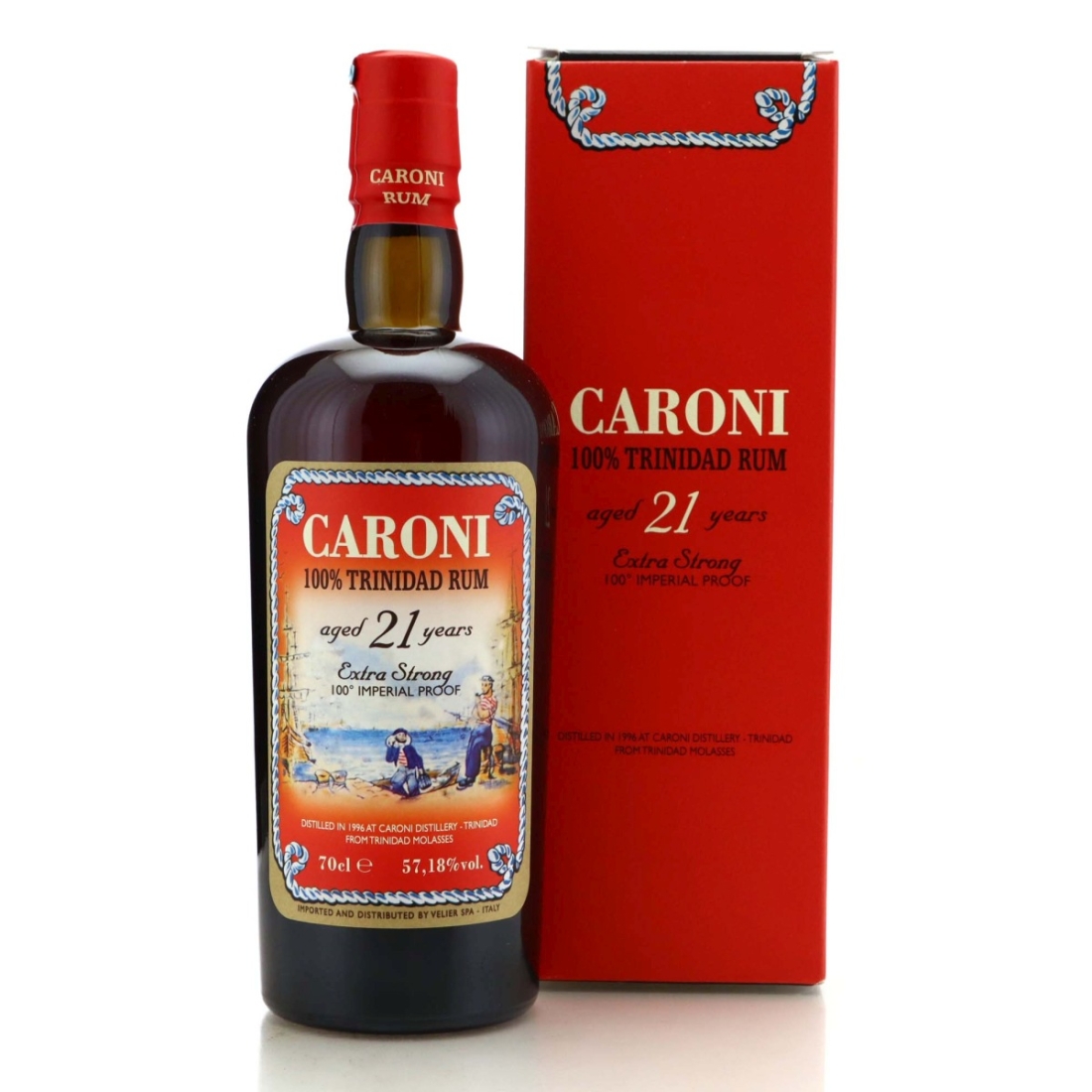 Image for Caroni 1996 100% Trinidad Rum 21 Year Old