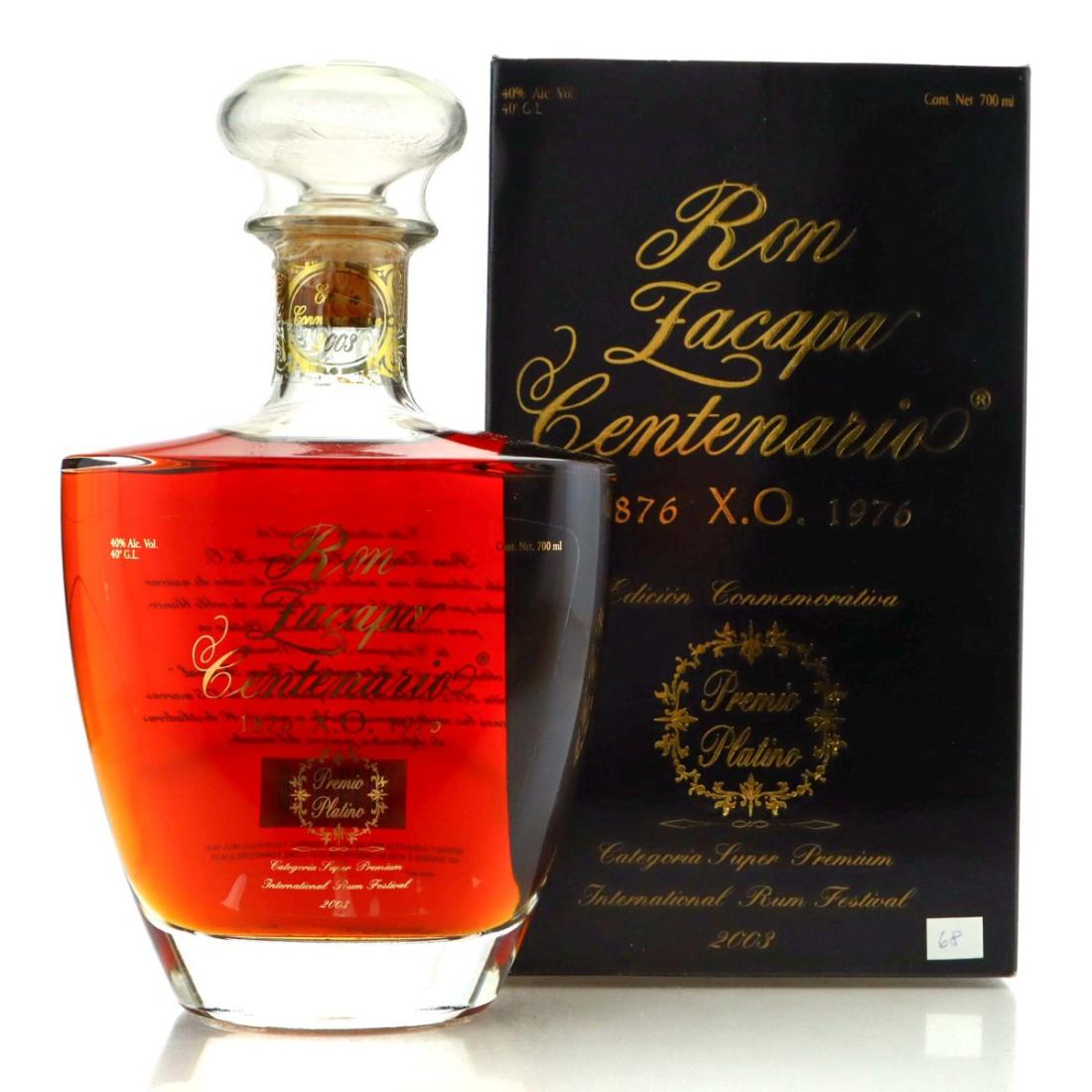 Image for Ron Zacapa Centenario XO Premio Platino Edition