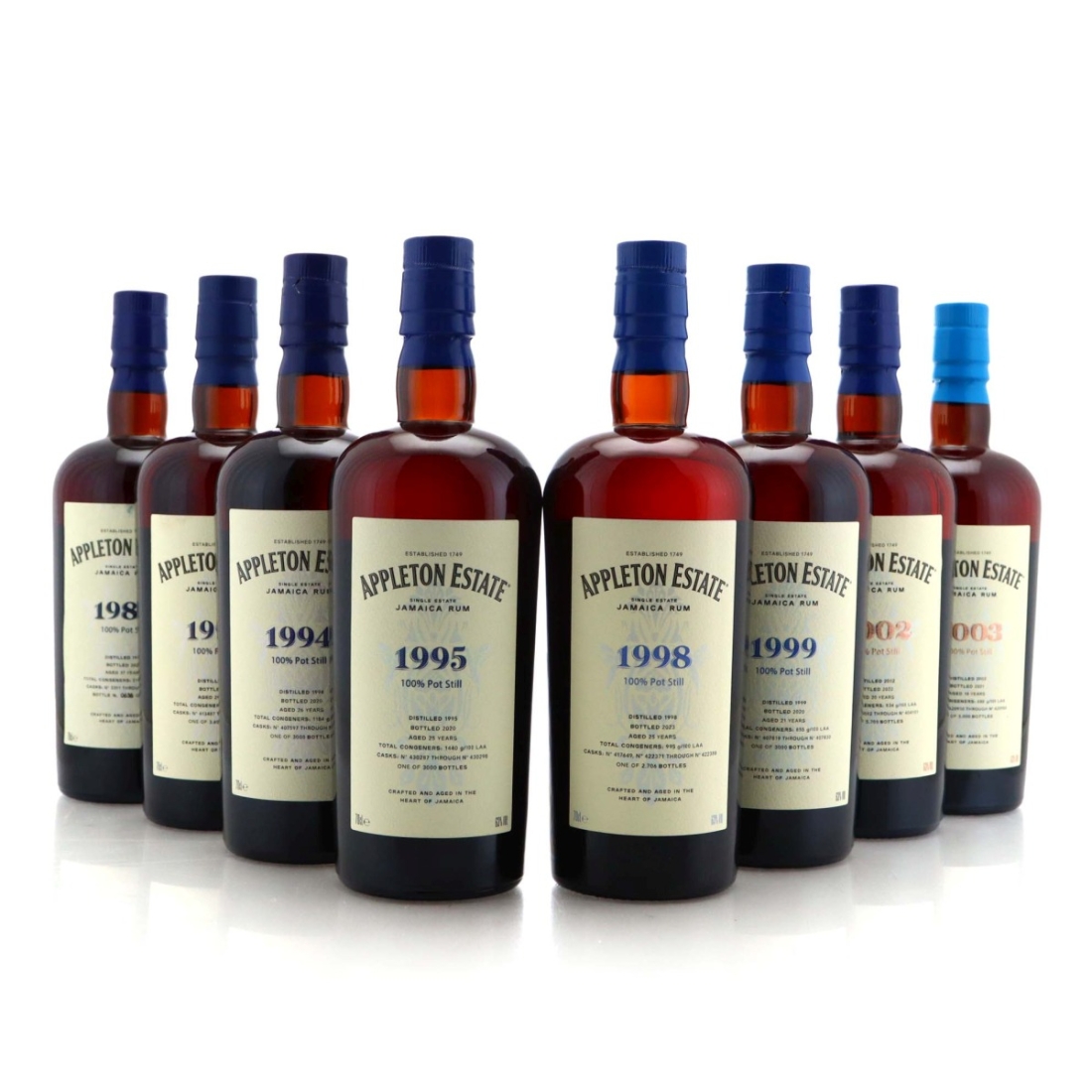 Image for Appleton Estate Velier Hearts Collection 8 x 70cl