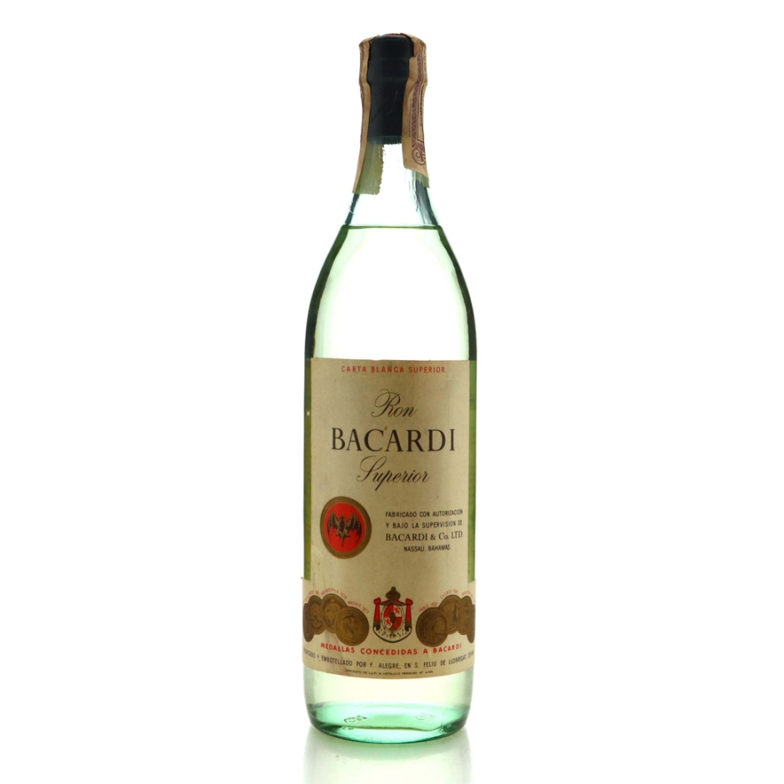 Bacardi Superior Carta Blanca 1960s