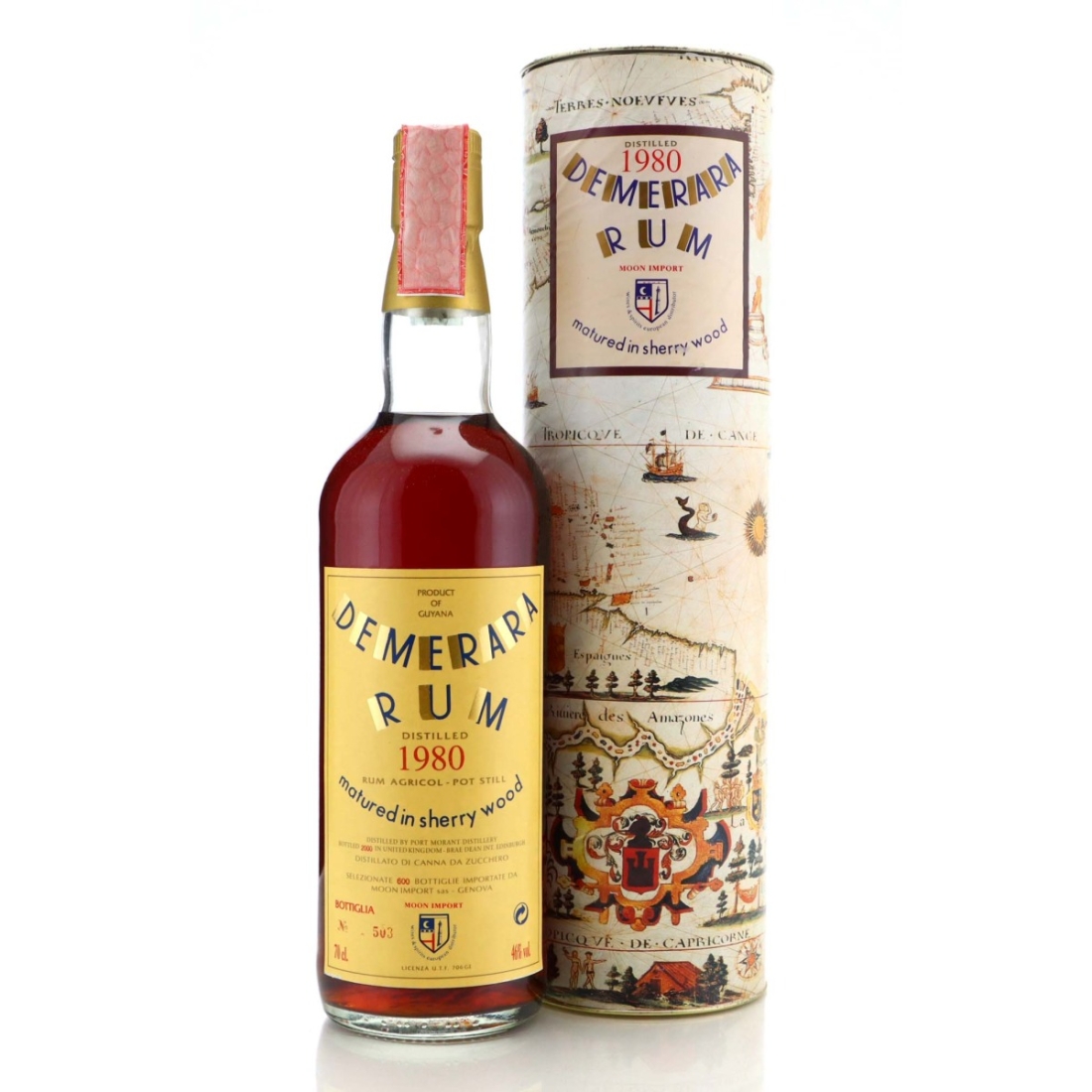 Demerara Rum 1980 Moon Import Sherry Wood