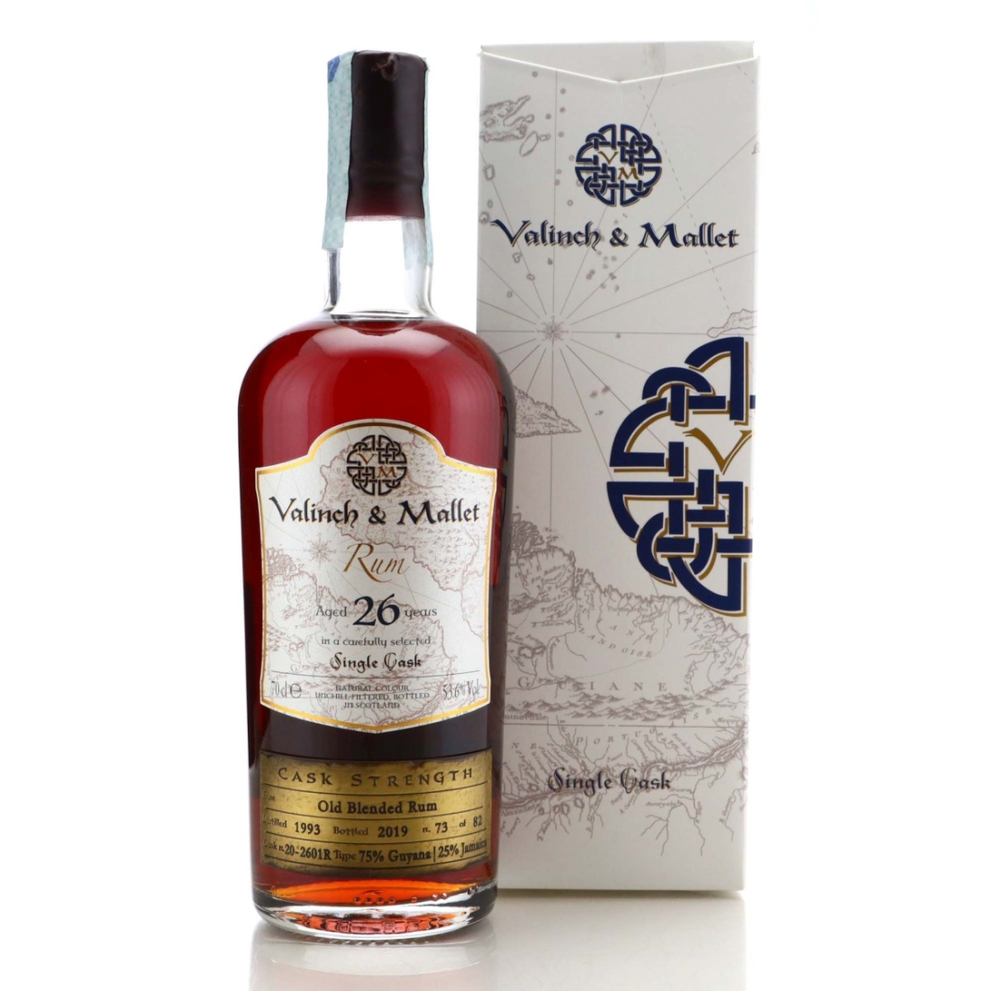 Image for Old Blended Rum 1993 26 Year Old
