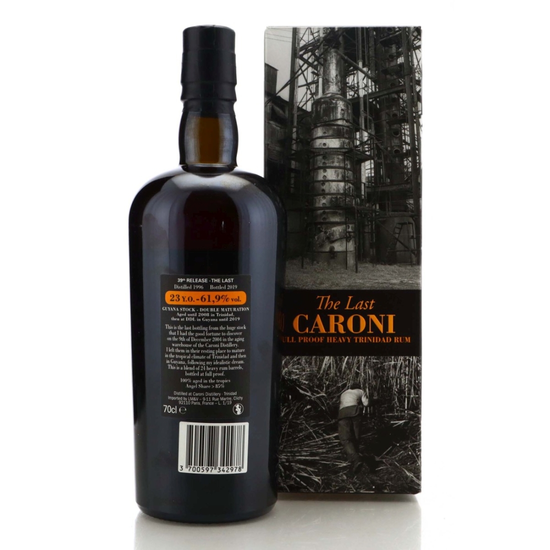 Image for Caroni 1996 Full Proof 23 Year Old Heavy - The Last Caroni