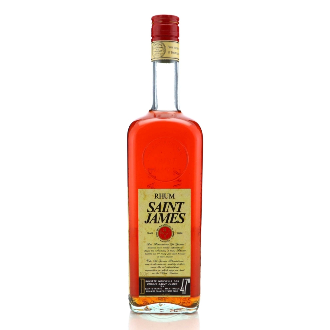 Saint James Rhum Vieux 1 Litre 1970s