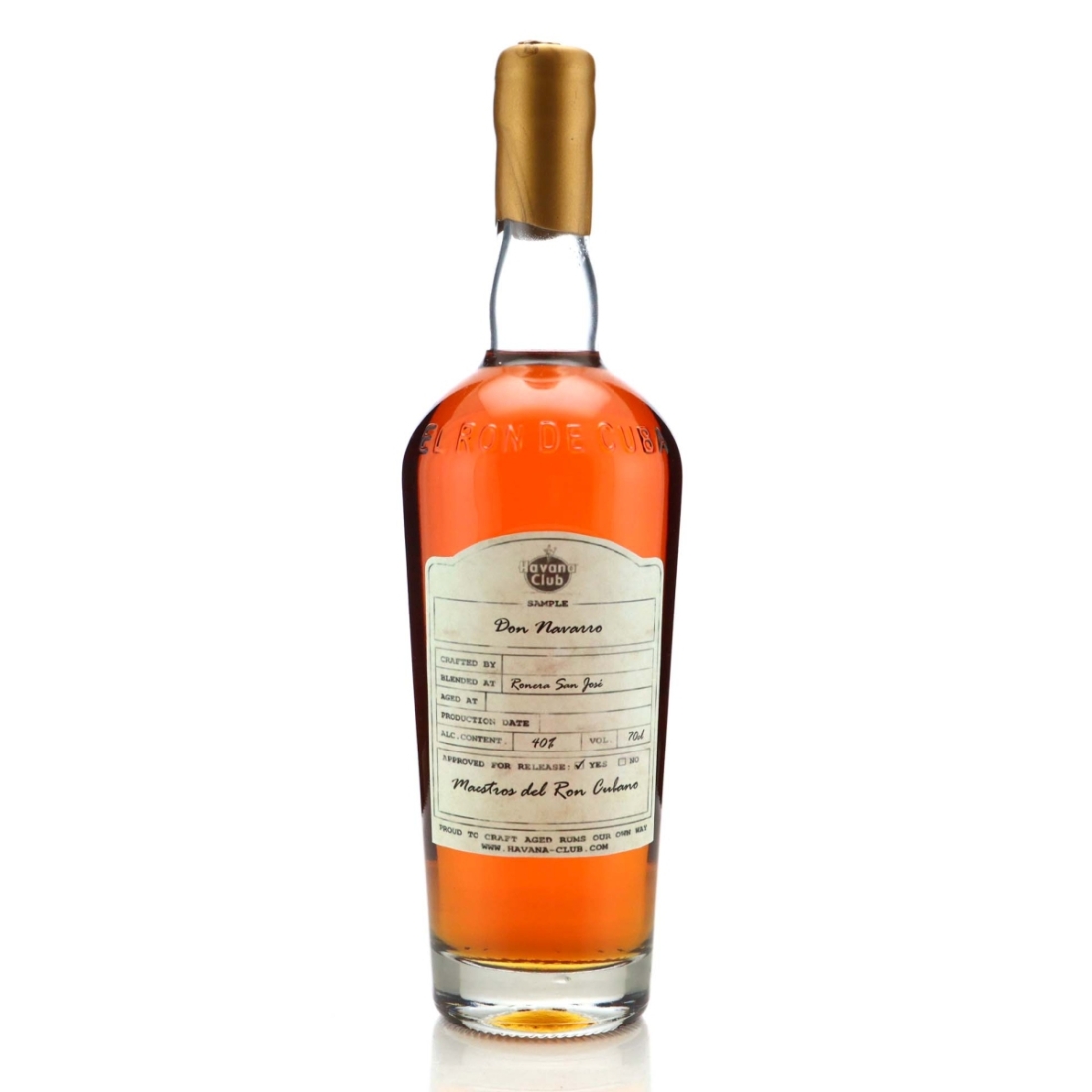 Image for Havana Club Don Navarro Maestros del Ron Cubano / Sample
