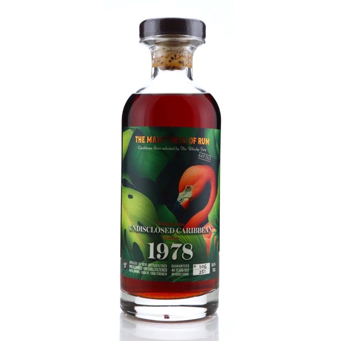 Image for Caribbean Rum 1978 The Whisky Jury 44 Year Old