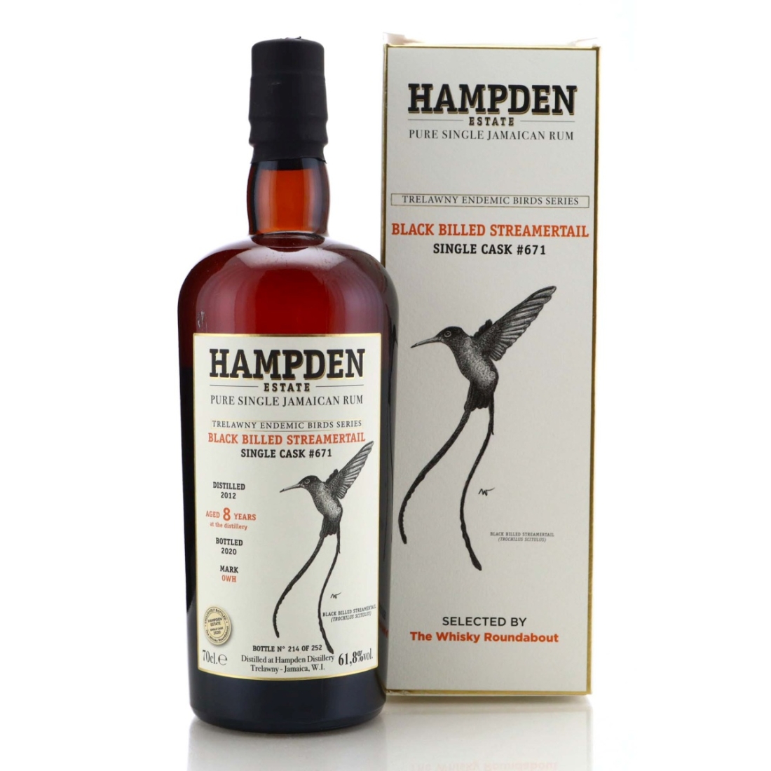 Image for Hampden OWH 2012 Single Cask 8 Year Old #671 - Trelawny Endemic Birds