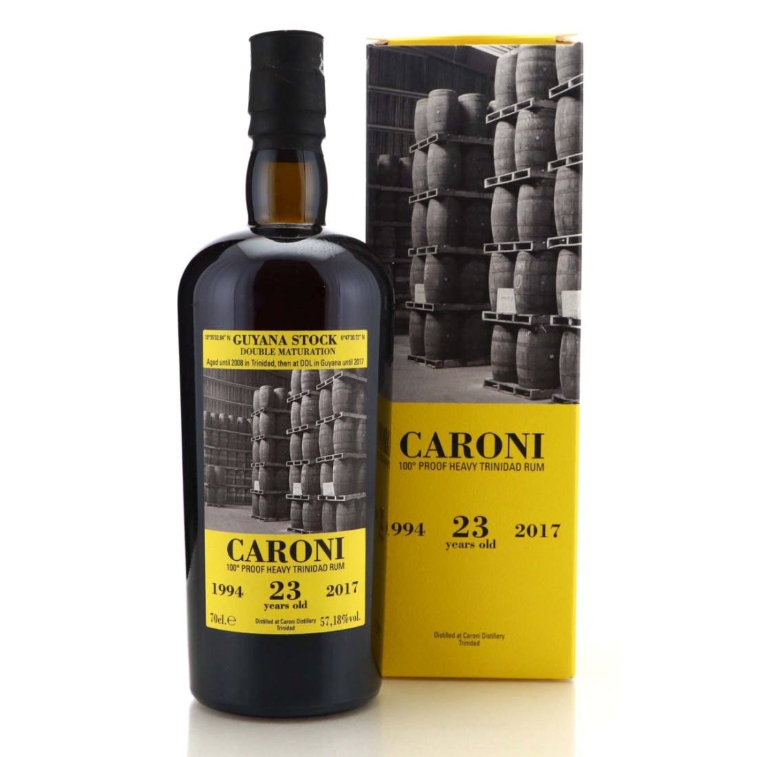 Image for Caroni 1994 100° Proof 23 Year Old Heavy - Guyana Stock