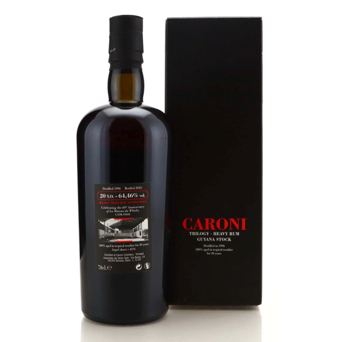 Image for Caroni 1996 Trilogy 20 Year Old Heavy - Guyana Stock