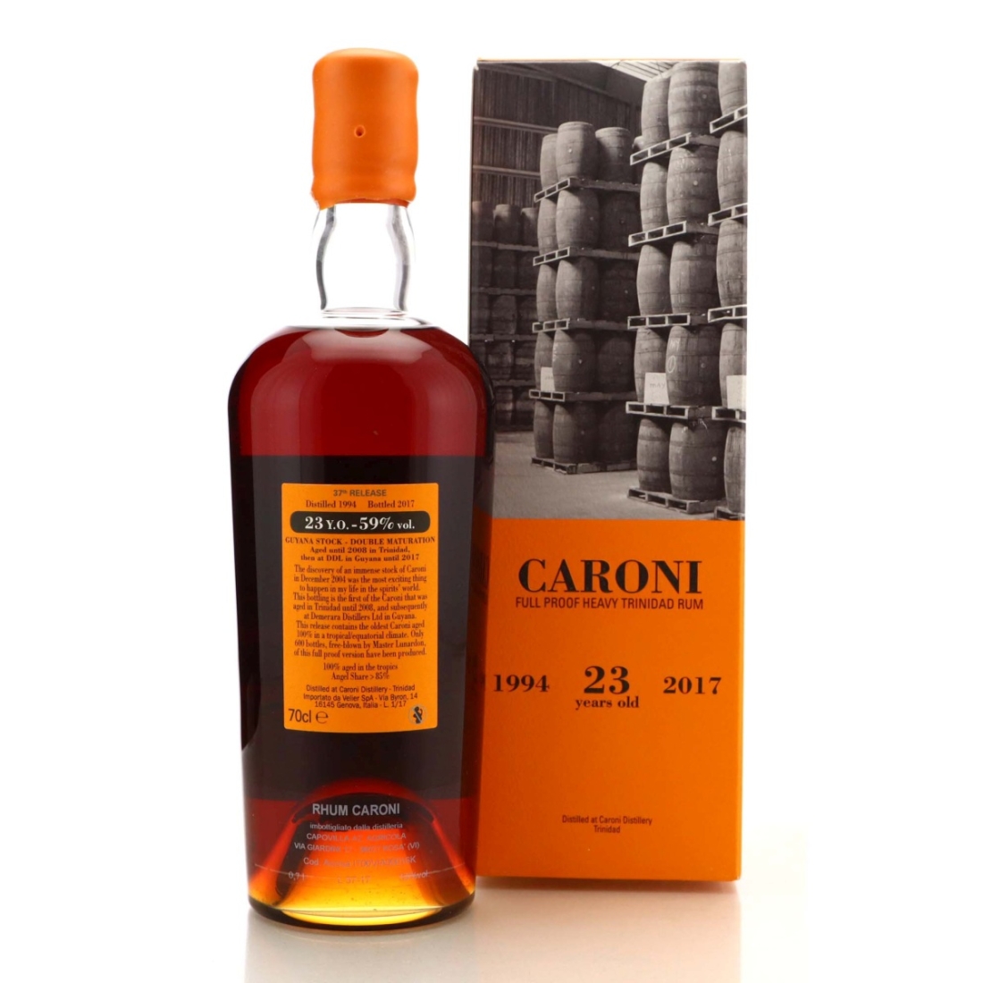 Image for Caroni 1994 Full Proof 23 Year Old Heavy - Guyana Stock