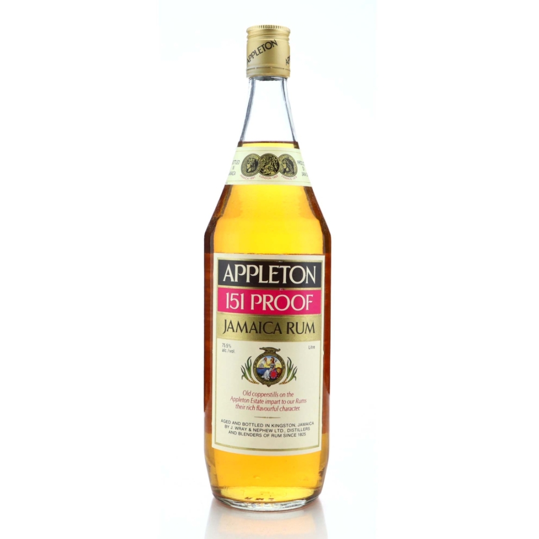 Image for Appleton 151 Proof 1 Litre 1980s