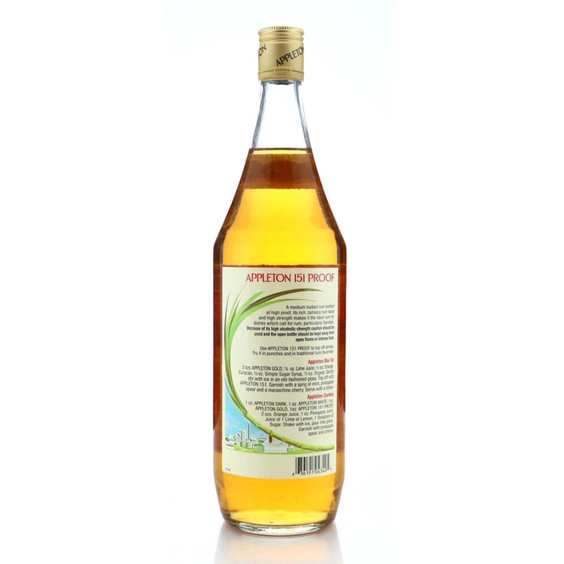 Image for Appleton 151 Proof 1 Litre 1980s