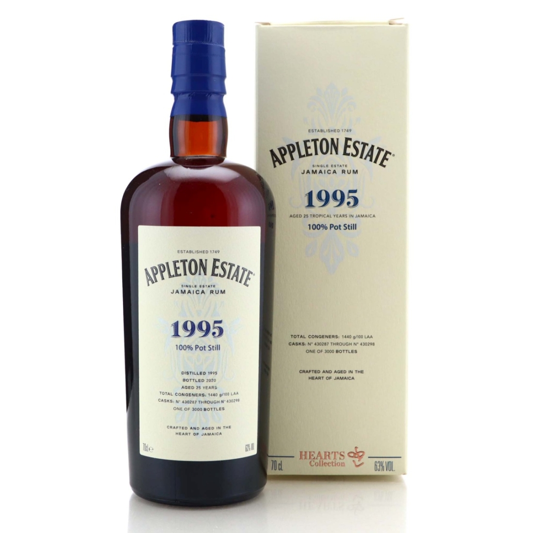 Image for Appleton Estate 1995 Hearts Collection 25 Year Old