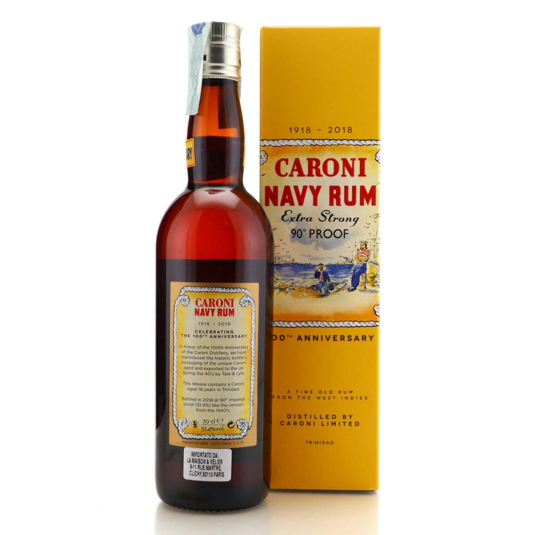 Image for Caroni Navy Rum Extra Strong - 100th Anniversary