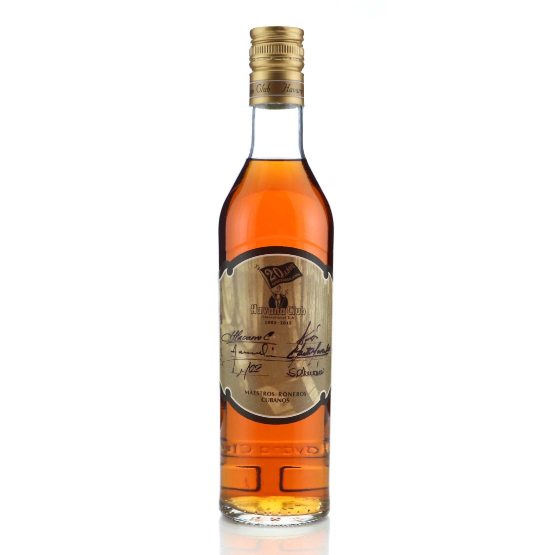 Havana Club 1993-2013 50cl / Maestros Roneros Cubanos 20th Anniversary