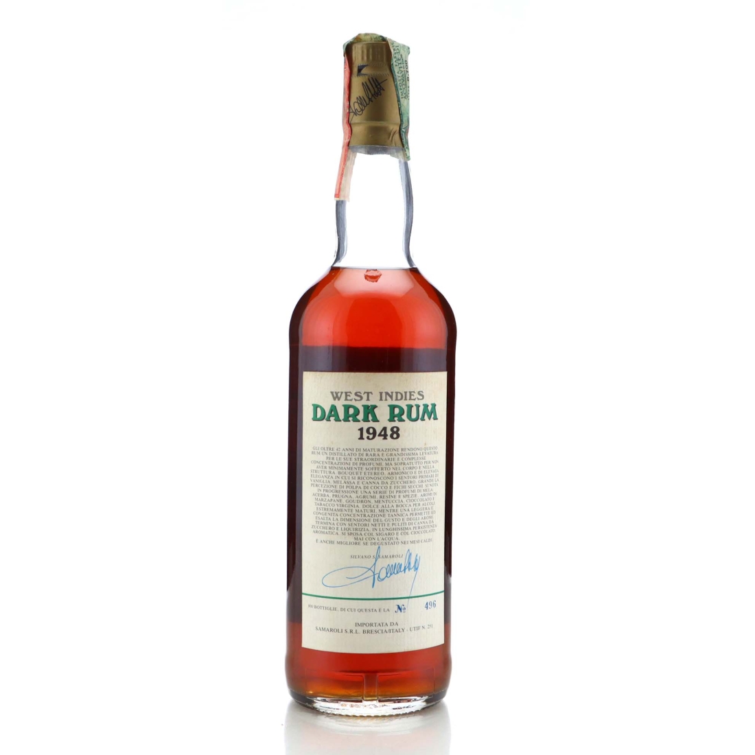 Image for West Indies Dark Rum 1948 Samaroli