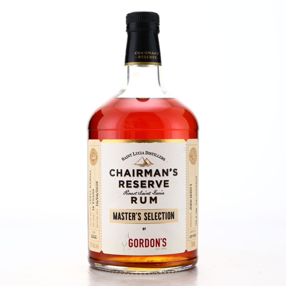 Chairman's Reserve 2000 John Dore Still Single Cask 19 Year Old 75cl / Gordon's