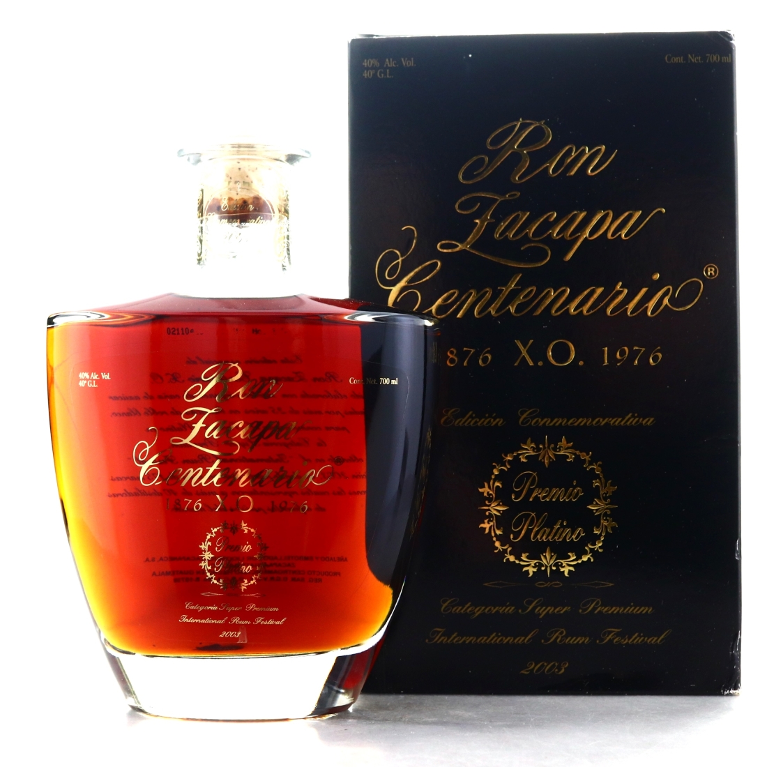 Ron Zacapa Centenario XO Edicion Conmemorativa 2003