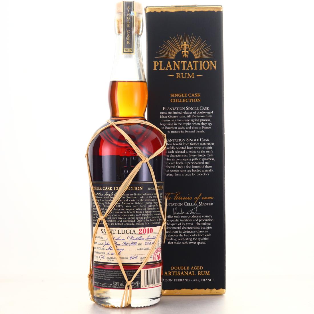 Image for St Lucia 2010 Plantation Single Cask Finish #26 - Maison Ferrand Collection Privee