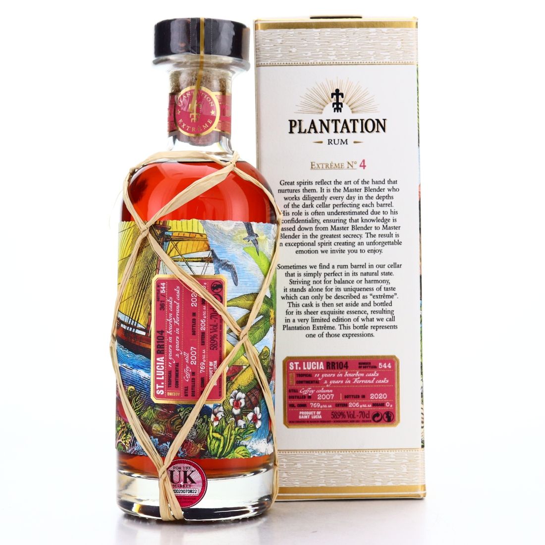 Image for St. Lucia 2007 Plantation 13 Year Old Extreme No.4 / UK