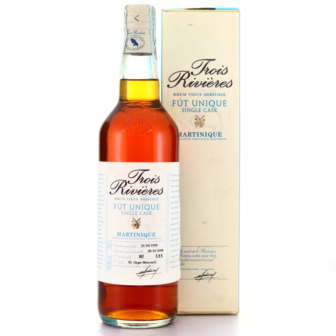 Image for Trois Rivieres 1998 Fut Unique Single Cask #51