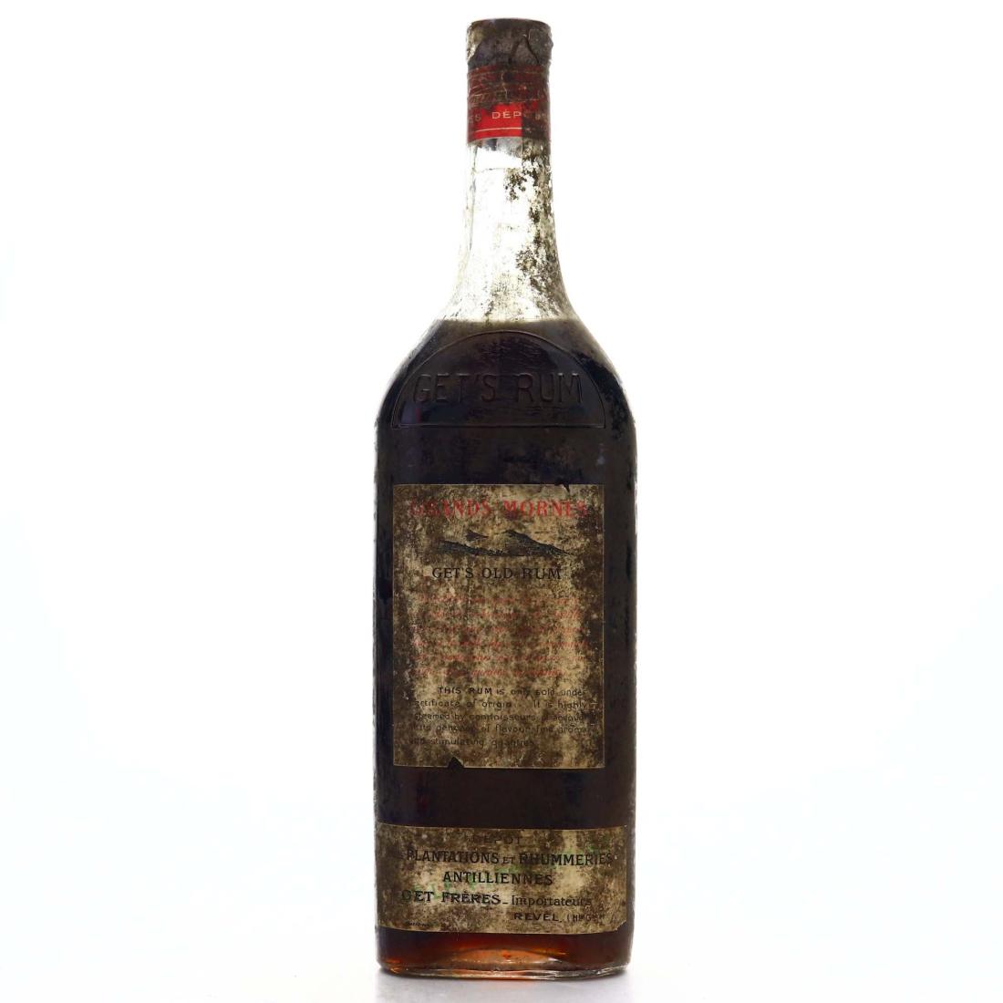 Image for Get's Rum Grands Mornes circa 1930s