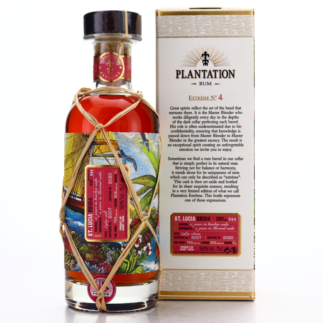 Image for St. Lucia 2007 Plantation 13 Year Old Extreme No.4 / UK