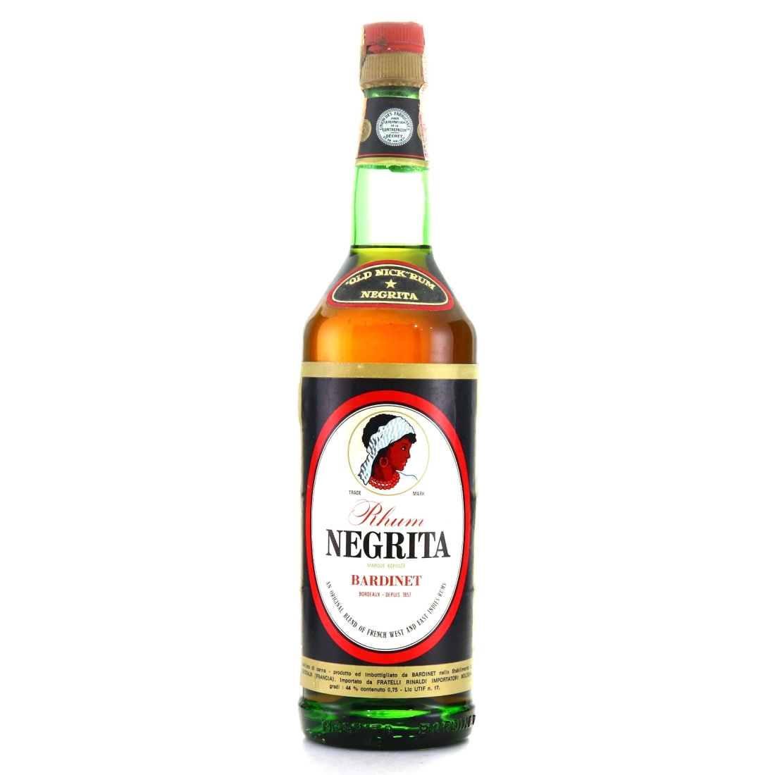 Rhum Negrita Old Nick 1970s / Rinaldi Import