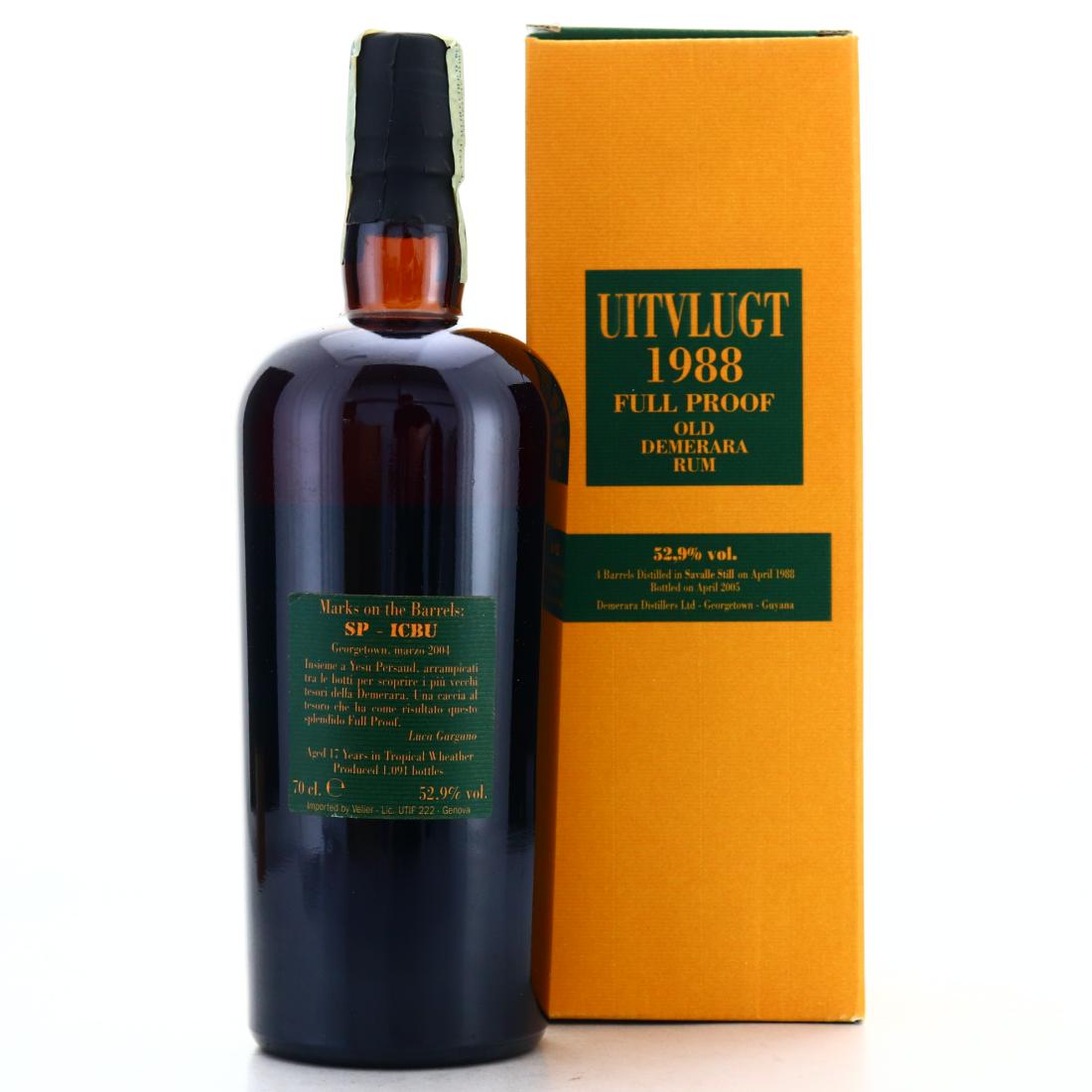 Image for Uitvlugt SP-ICBU 1988 Full Proof 17 Year Old