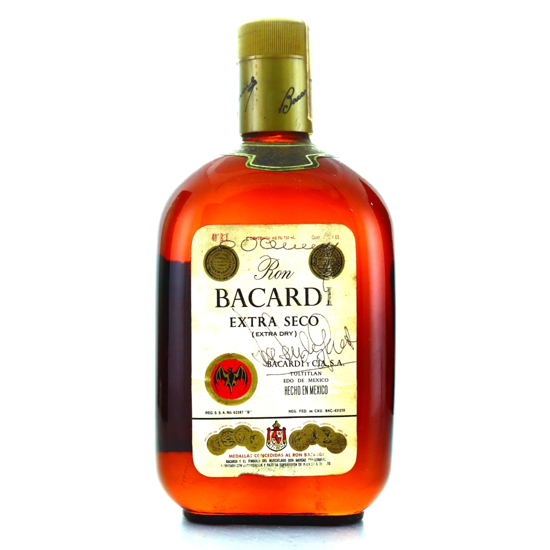 Bacardi Extra Seco 1970s