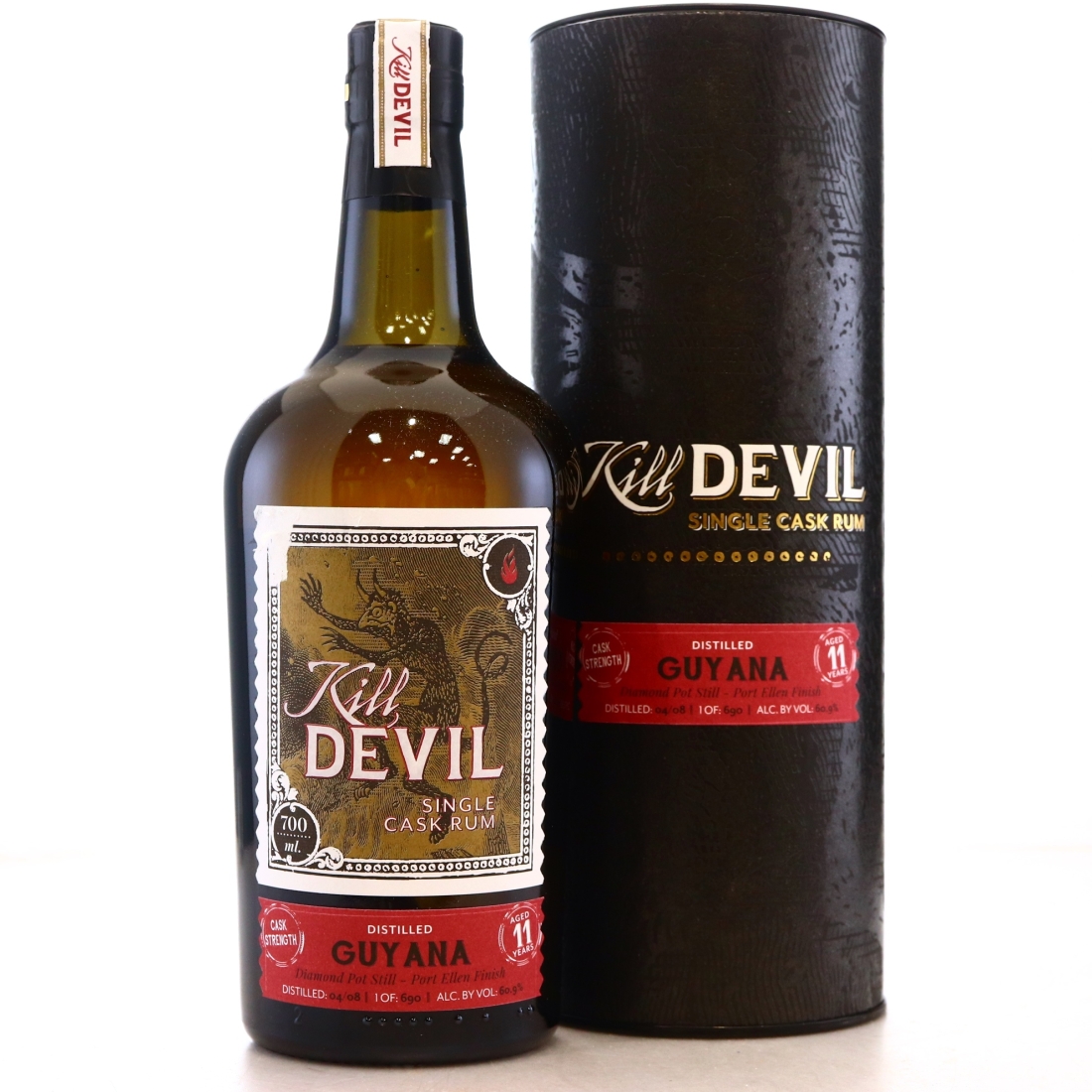 Diamond 2008 Kill Devil 11 Year Old Single Cask / ex-Port Ellen Cask Finish