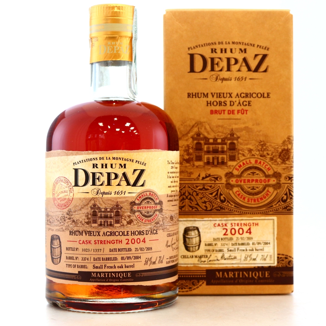 Depaz 2004 Single Cask #3374