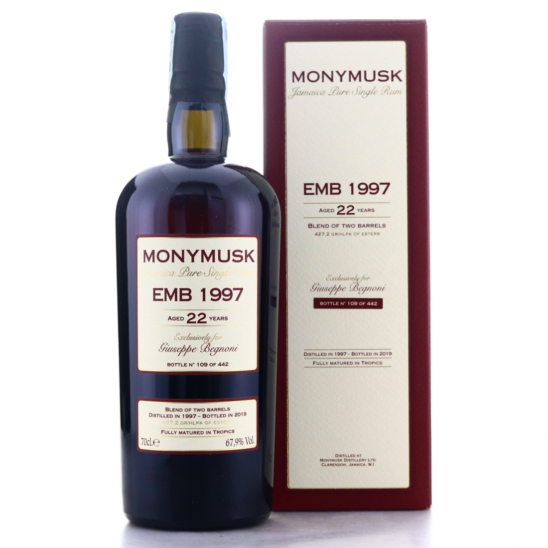 Image for Monymusk EMB 1997 Blend of Two Barrels 22 Year Old