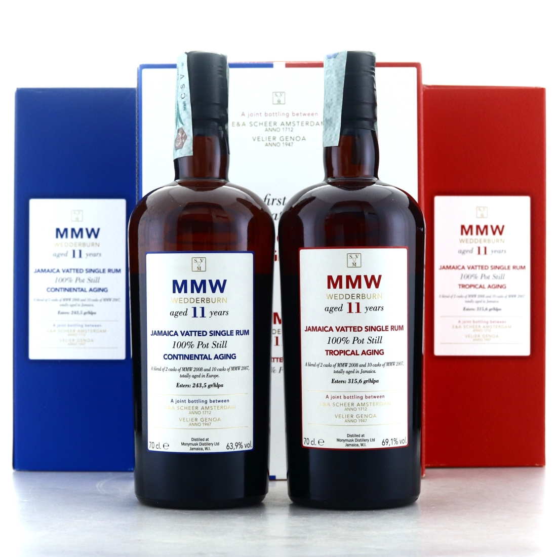Image for Monymusk MMW Velier Tropical vs Continental Aging - E&A Scheer