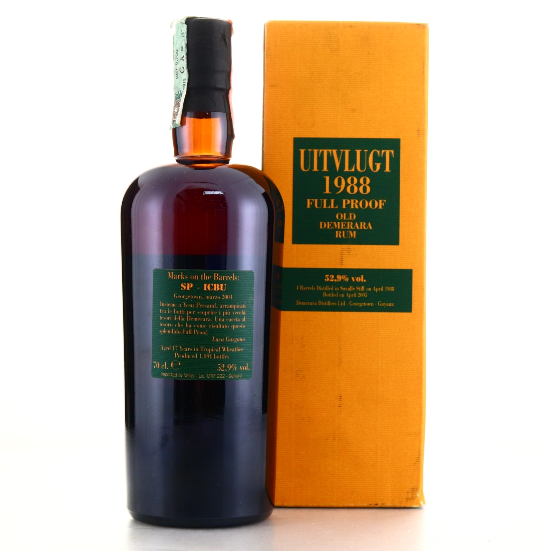 Image for Uitvlugt SP-ICBU 1988 Velier 17 Year Old