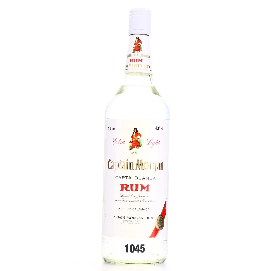 Captain Morgan Carta Blanca 1 Litre 1980s