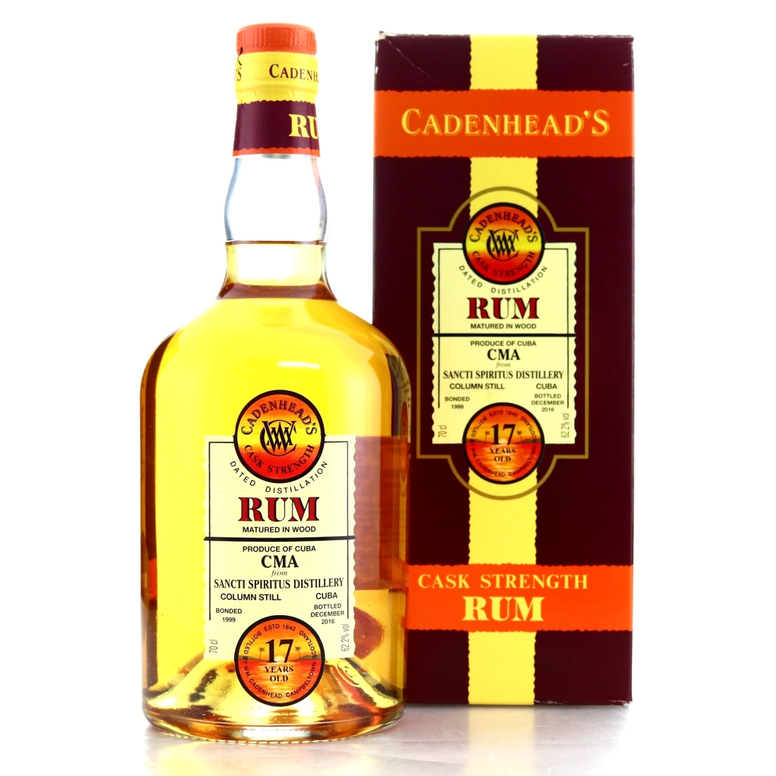 Sancti Spiritus CMA 1999 Cadenehead's 17 Year Old