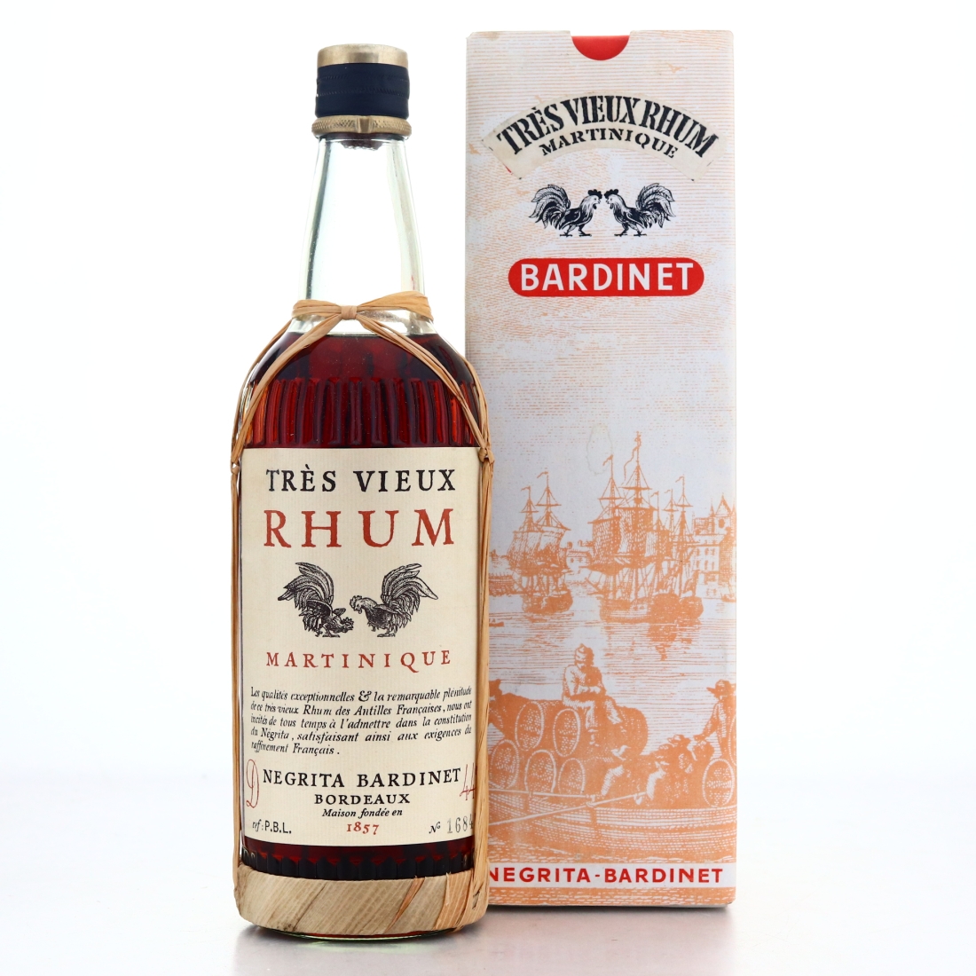 Negrita Bardinet Tres Vieux Rhum circa 1960s
