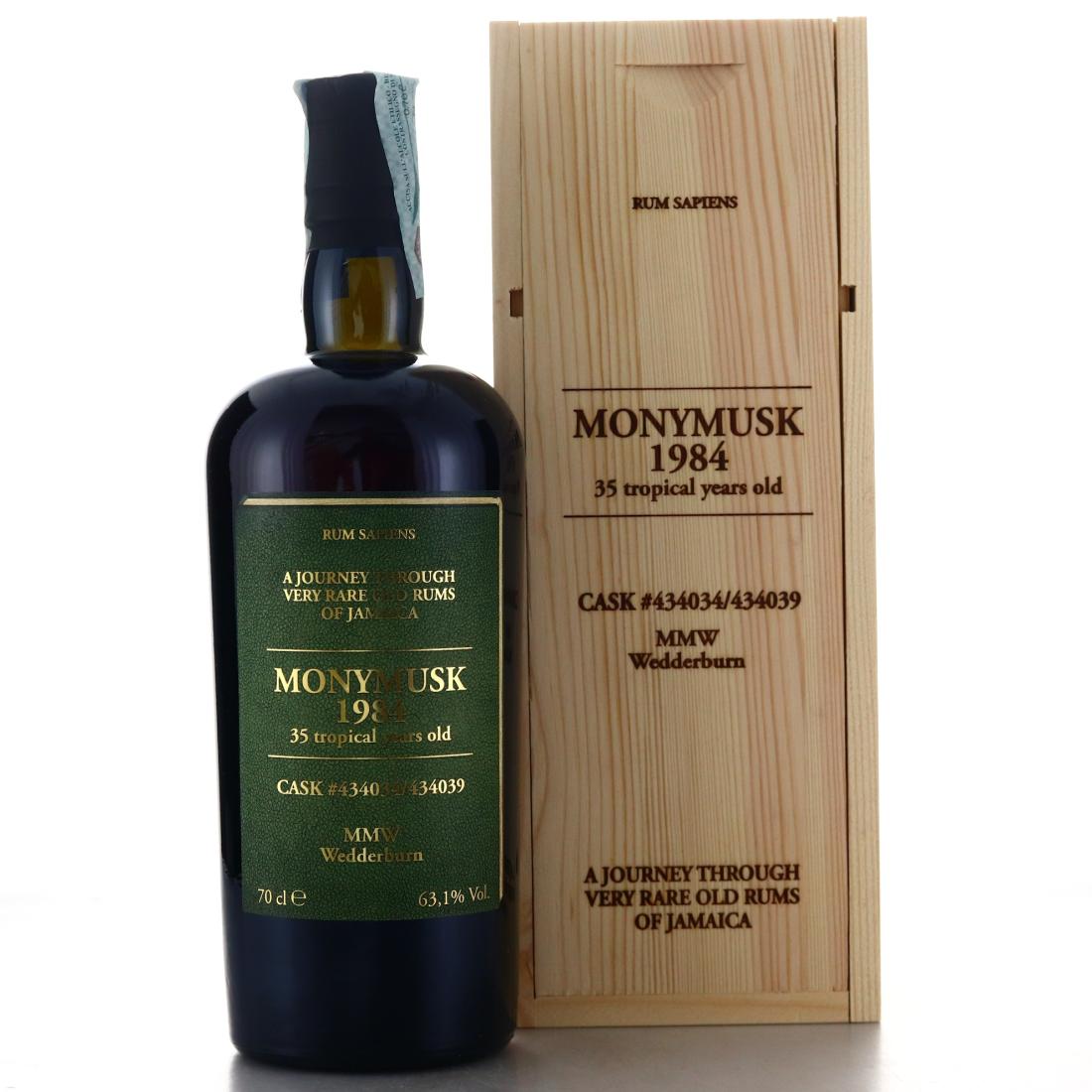 Image for Monymusk MMW 1984 Rum Sapiens 35 Year Old