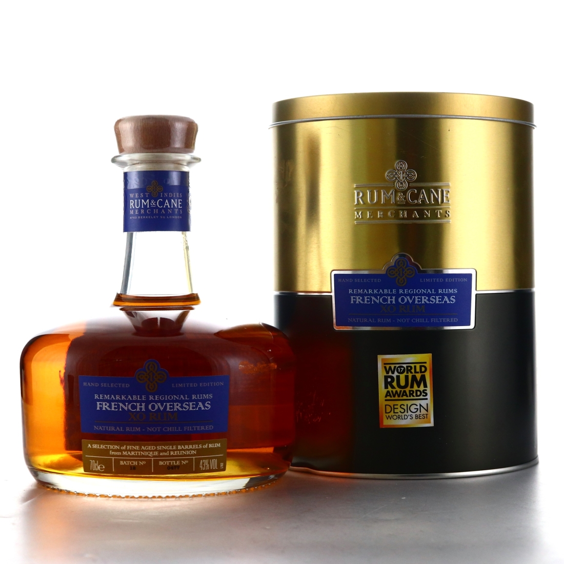 West Indies Rum and Cane Merchants French Overseas XO