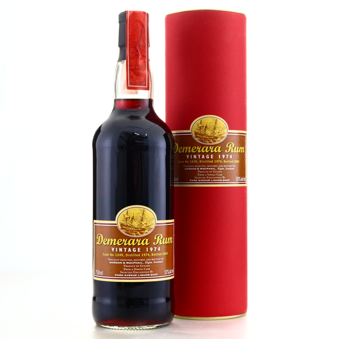 Demerara Rum 1974 Gordon and MacPhail 30 Year Old 75cl / Park Avenue Liquor Shop