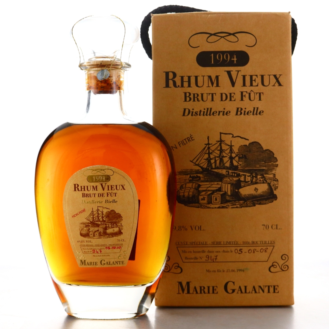 Bielle 1994 Brut de Fut Rhum Vieux