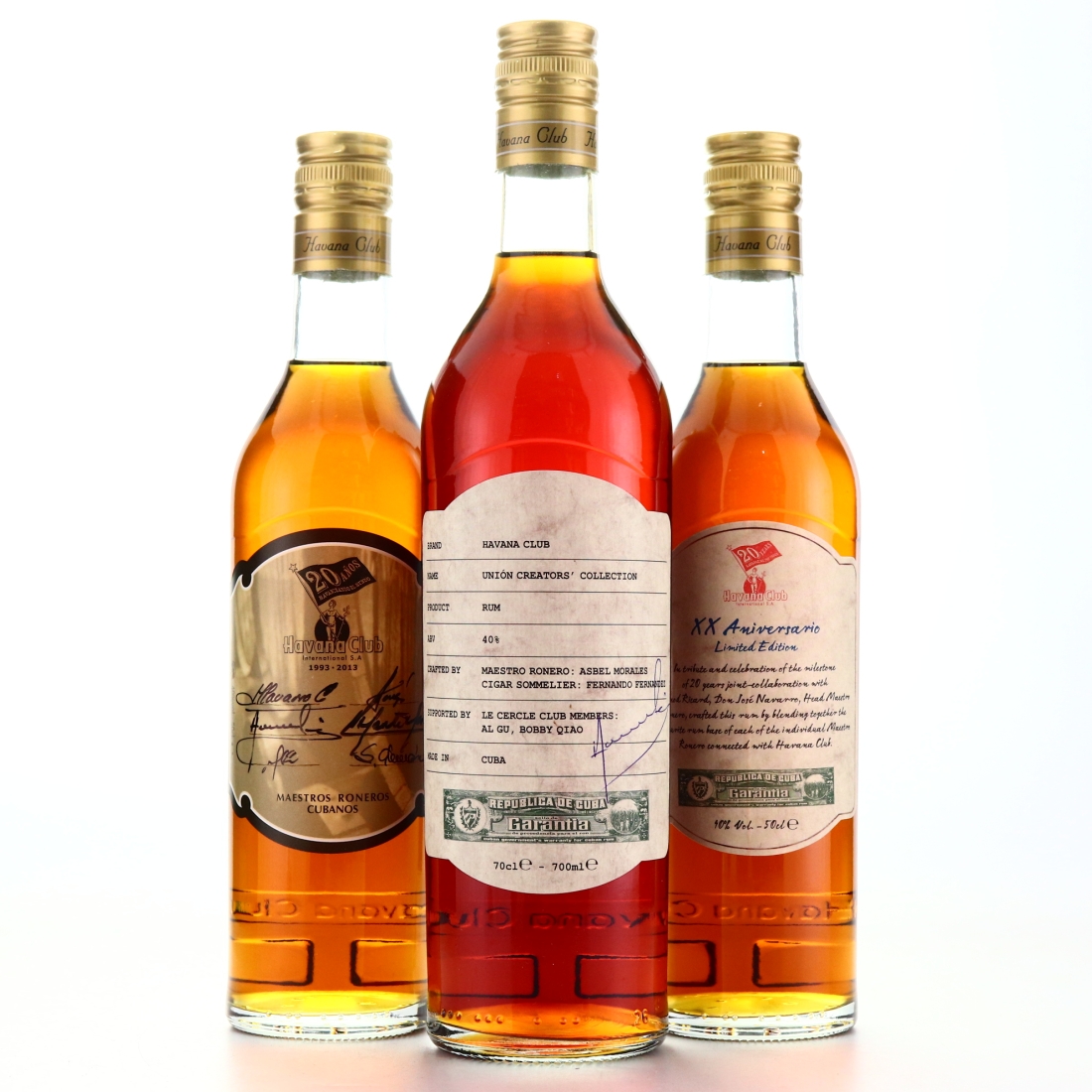 Havana Club Perno Ricard Partnership 20th Anniversary VIP Gift Set 70cl & 2 x 50cl