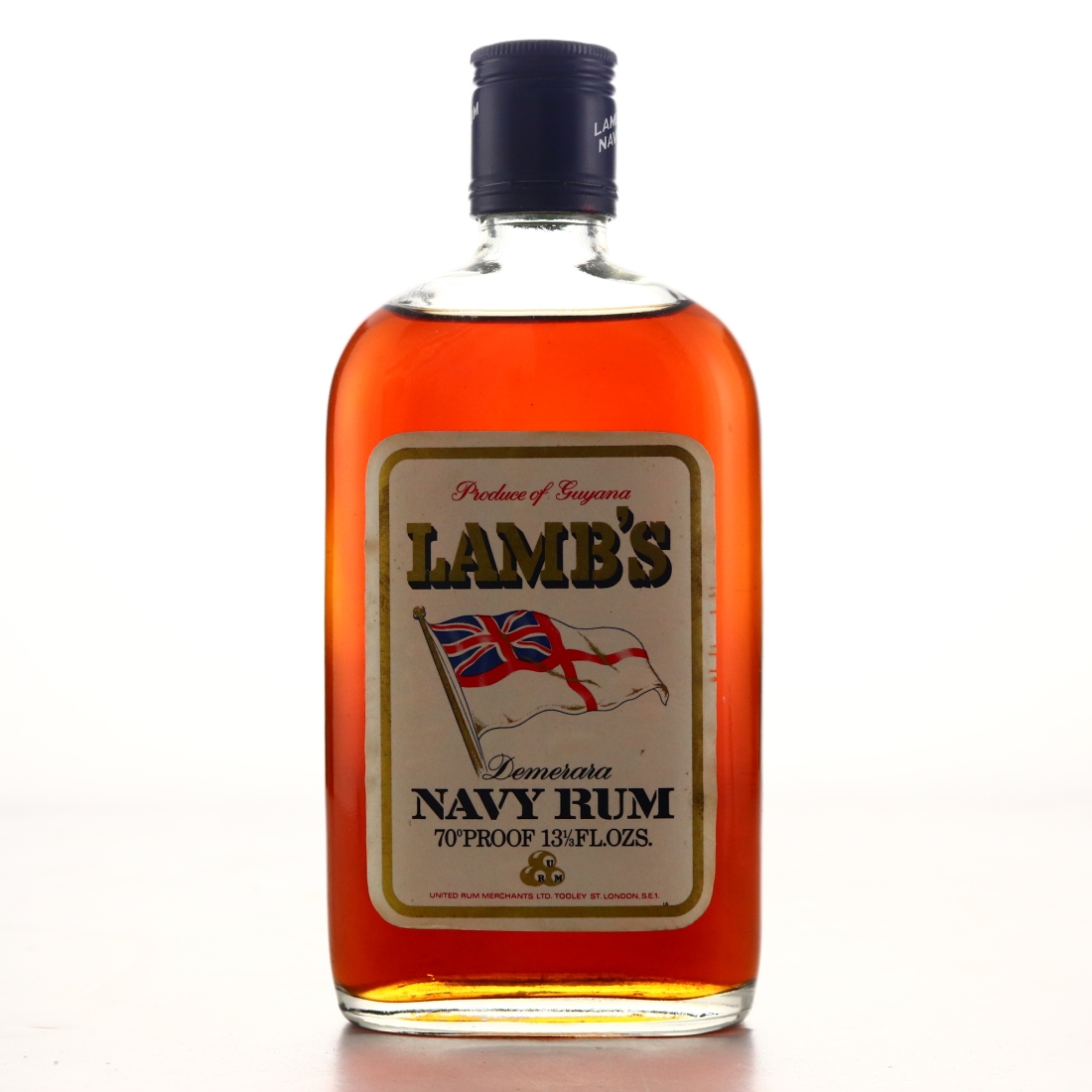 Lamb's Demerara Navy Rum 13 1/3 Fl Oz 1970s