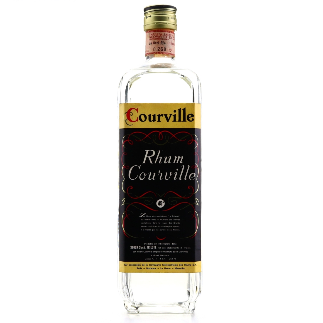Rhum Courville 1970s